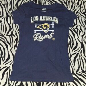 Los Angeles Rams Navy T-Shirt Old Logo